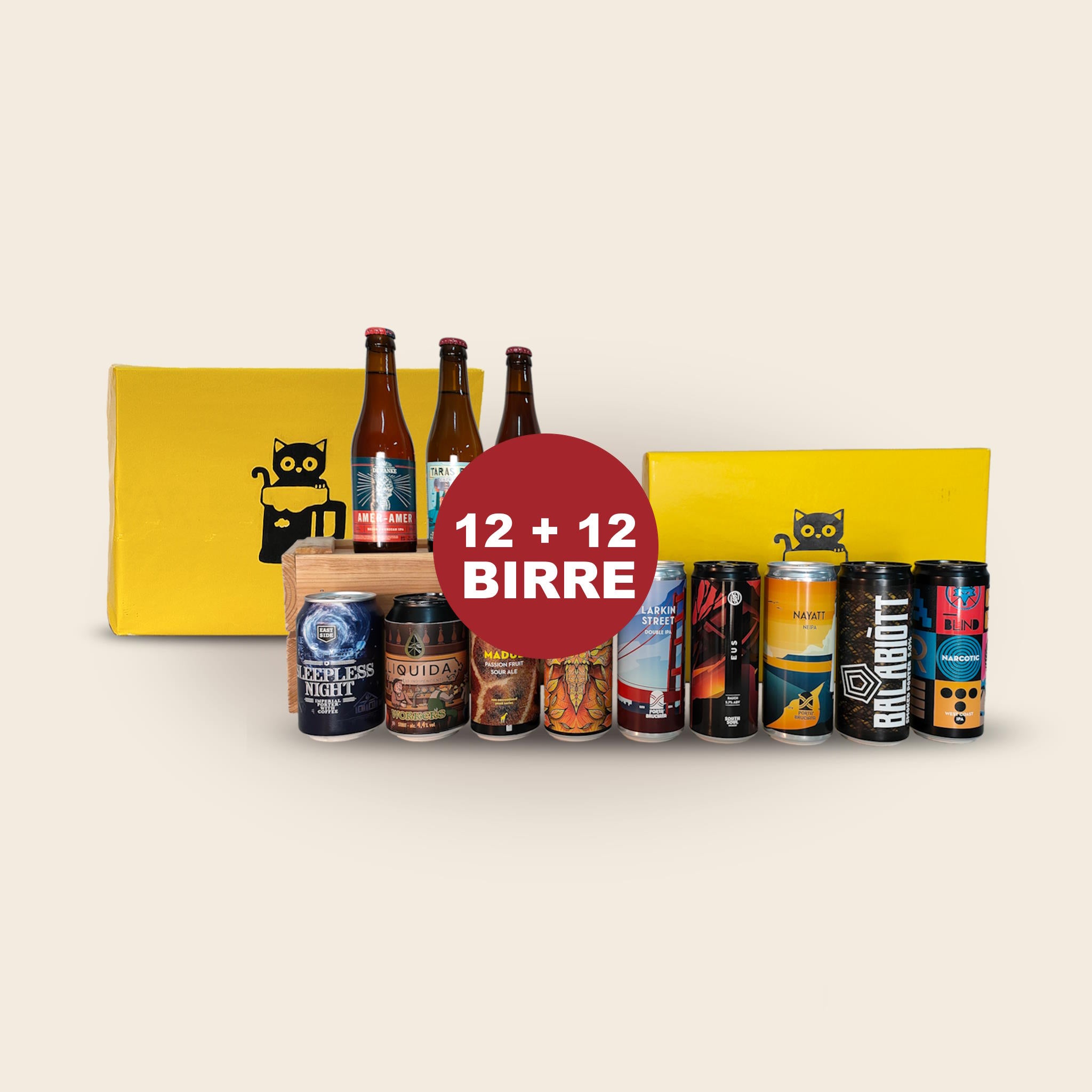 BirraBOX - Birre artigianali complesse su sfondo crema